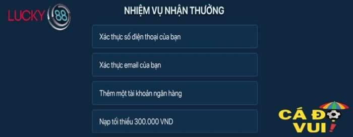 Lucky88 tặng trải nghiệm 100k cho thành viên mới 2_1