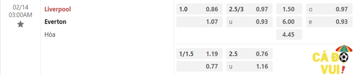 Soi kèo Liverpool vs Everton 14-02-2023 1